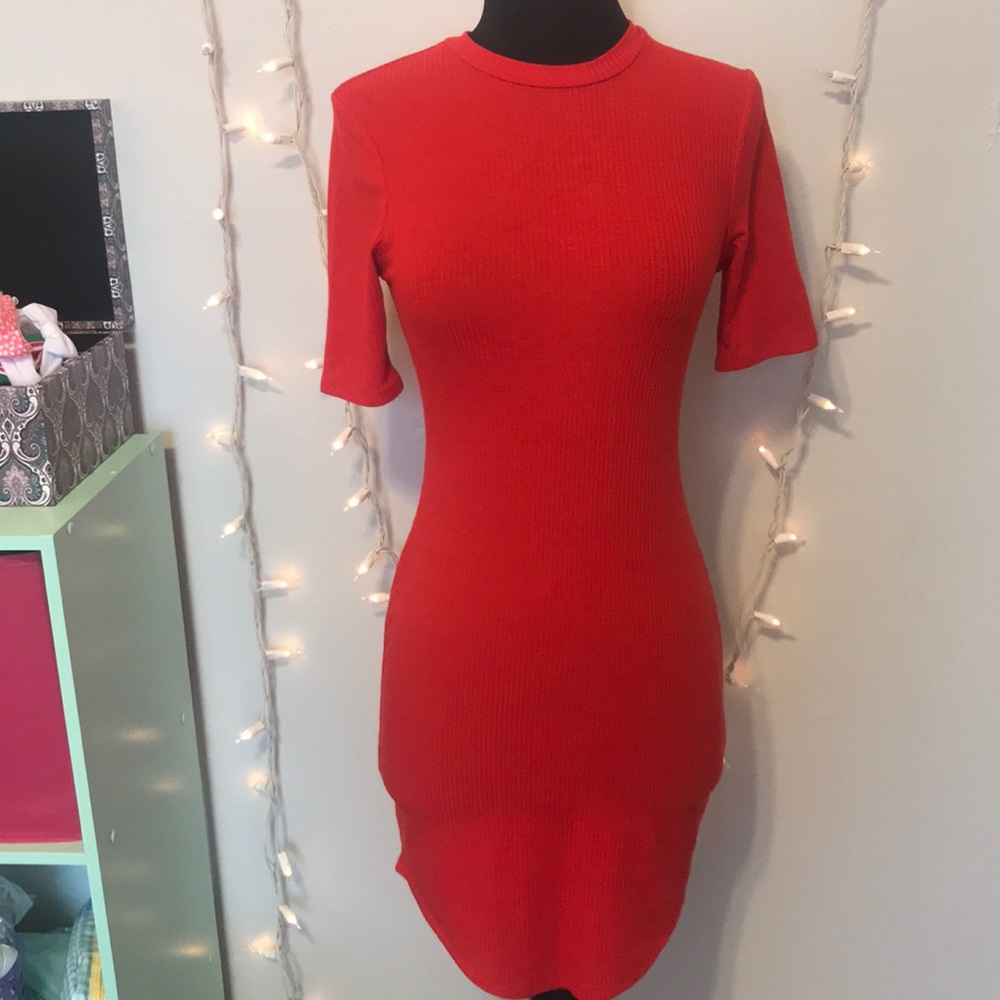 Red dress